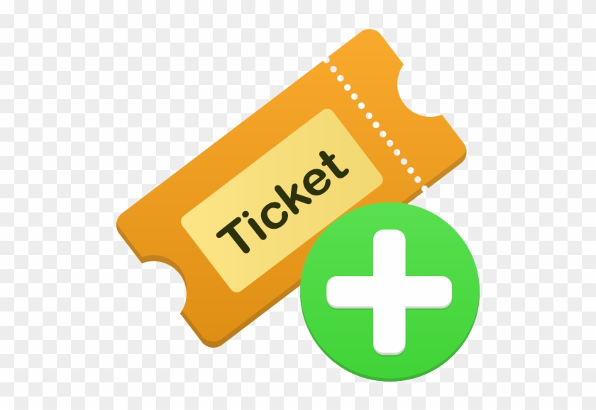 Ticket Add Icon - Add Ticket Icon #905823