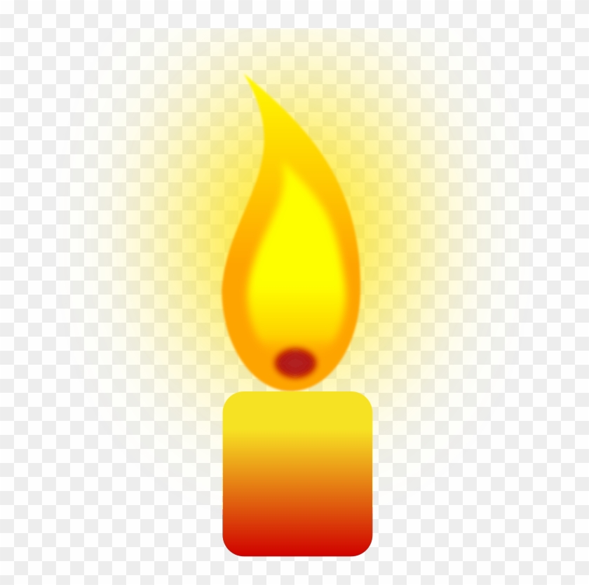 Candle Flame Clipart - Candle Clipart Transparent Background #905867