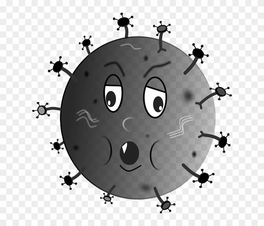 Virus, Amoeba, Cell, Microorganism, Bomb, Mine - Germ Clip Art #905887