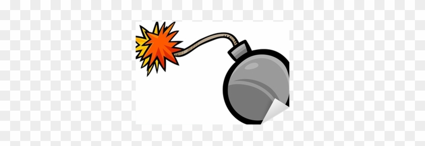 Bomb Clip Art Cartoon Illustration Sticker U2022 Pixers - Bomba Çizimi #905890