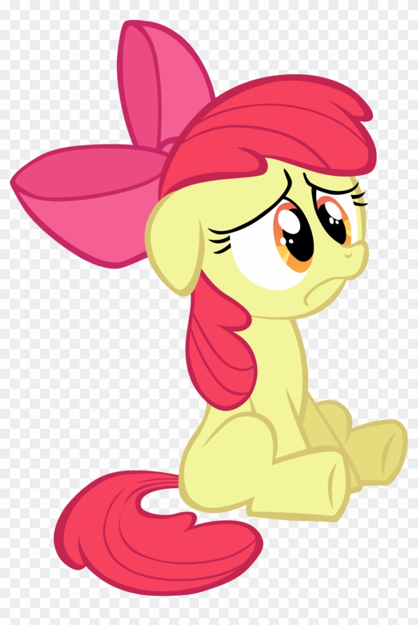 Sad Apple Bloom Vector By Scrimpeh Sad Apple Bloom - Mlp Apple Bloom Sad #905909