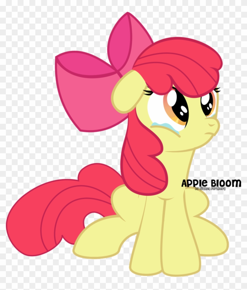 Apple Bloom Crying By Oobrushstrokeoo - Mlp Apple Bloom Crying #905925
