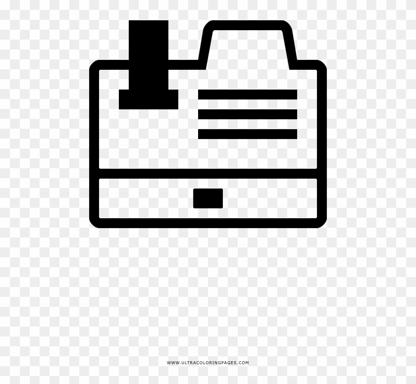 Cash Register Coloring Page - Coloring Book #905944