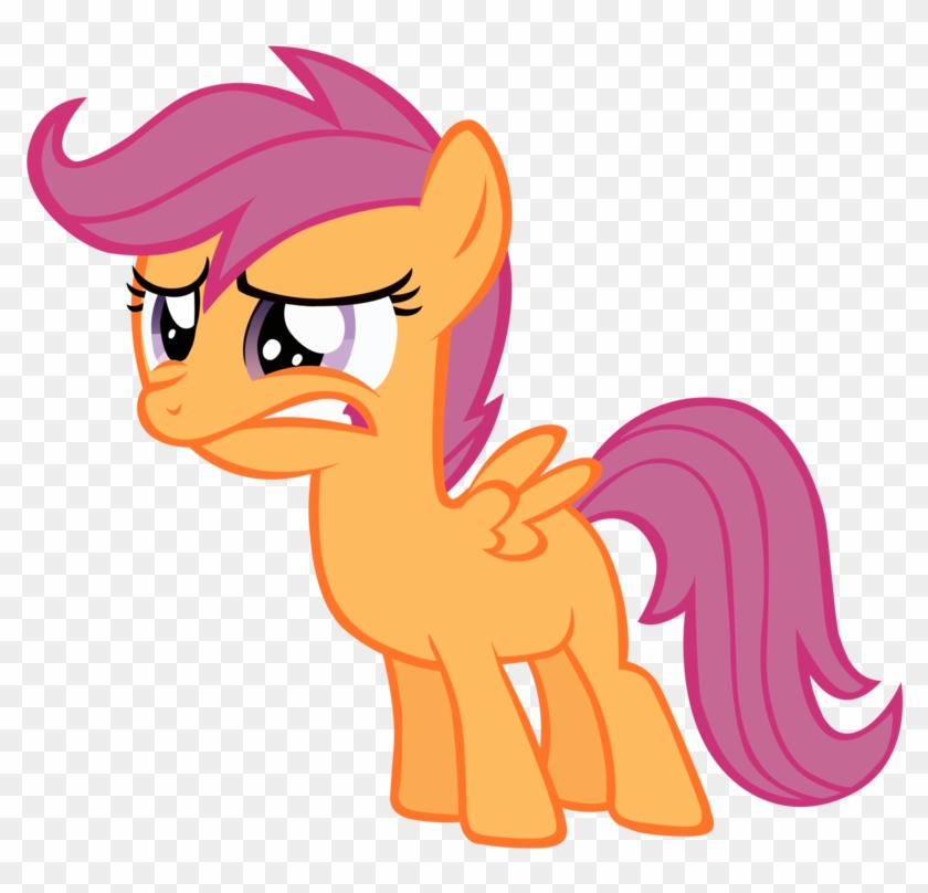 Scootaloo Worried - Mlp Fim Scootaloo #905978