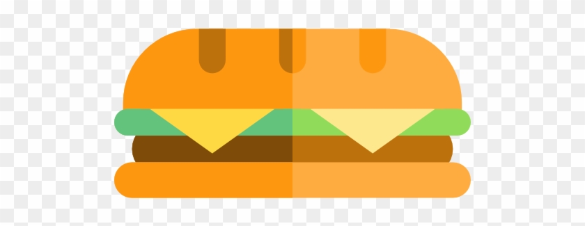 Sub Sandwich - Sandwich Flat Png Icon #906019