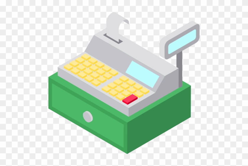 Cash Register Icon - Wood #906044