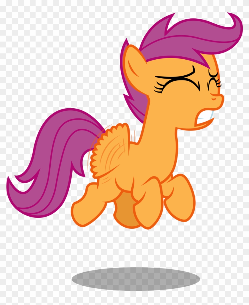 Scootaloo Trying To Fly By Bobsicle0 - My Little Pony Scootaloo Flying #906081