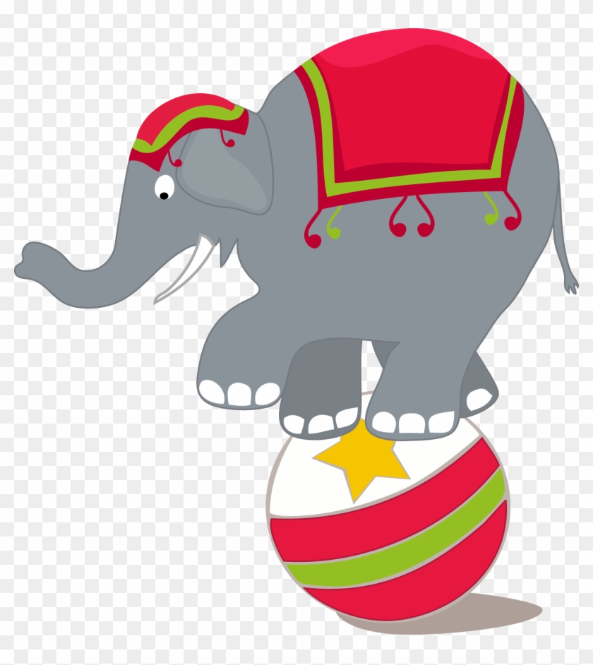 Circus Clipart Border Many Interesting Cliparts - Circus Elephant Clip Art #906099