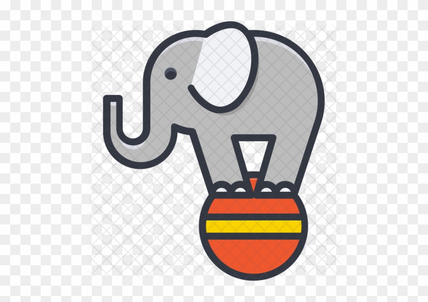 Circus Elephant Icon - Elephants #906131
