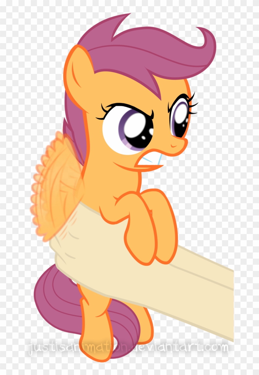 Scootaloo On Hands By Justisanimation - My Little Pony: Equestria Girls #906156