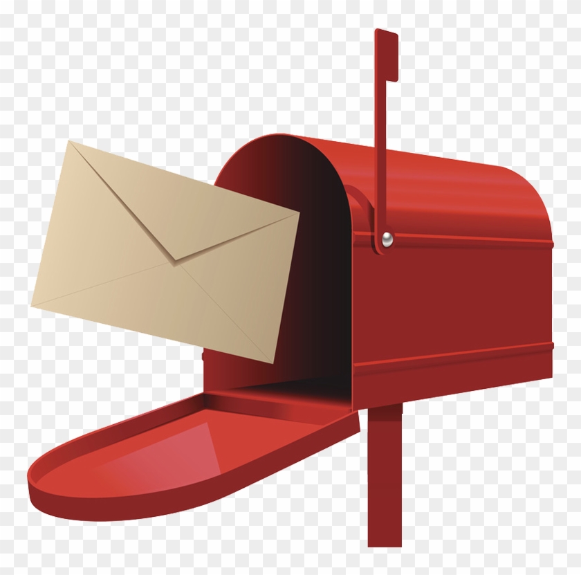 Post Box Letter Illustration - Mailbox Images Clip Art #906247