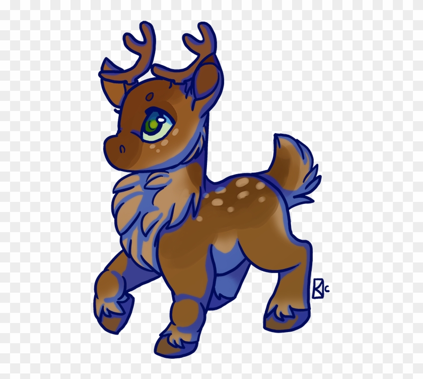 Reindeer Clipart Chibi - Chibi Reindeer #18099