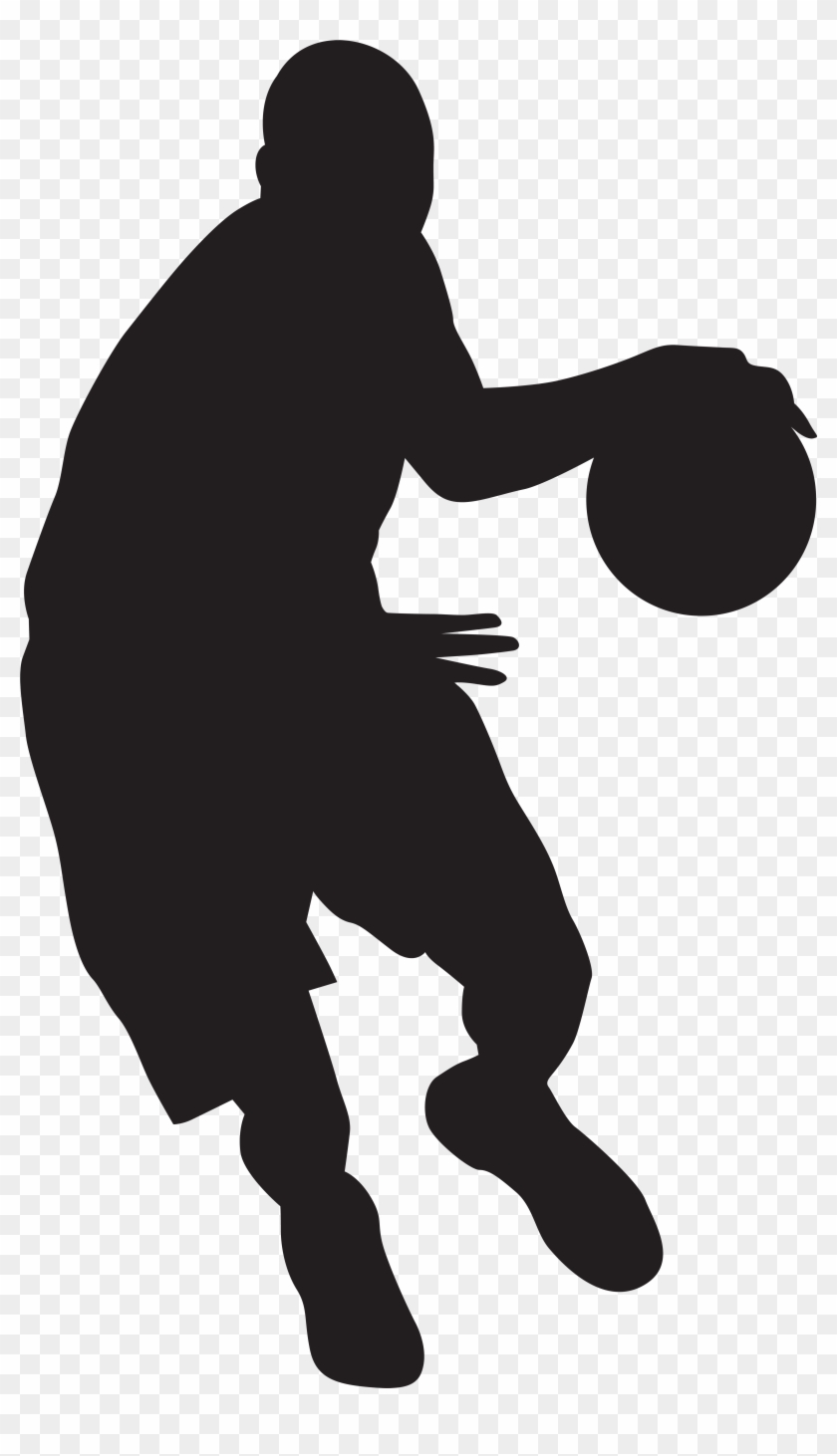 Basketball Player Silhouette Png Clip Art Imageu200b - Basketball Player Silhouette Png #18213