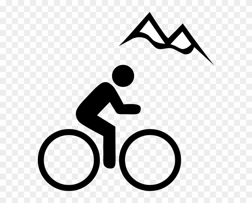 Bike Mountain Clip Art At Vector Clip Art Clipartbold - Mountainbiking Clipart #18228