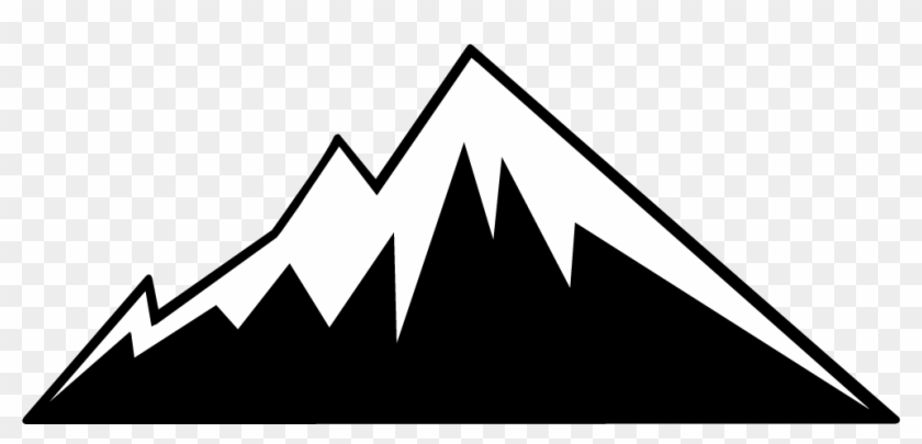 Mountain Outline Clipart Throughout Mountain Outline - Mountain Logo Vector Png #18232