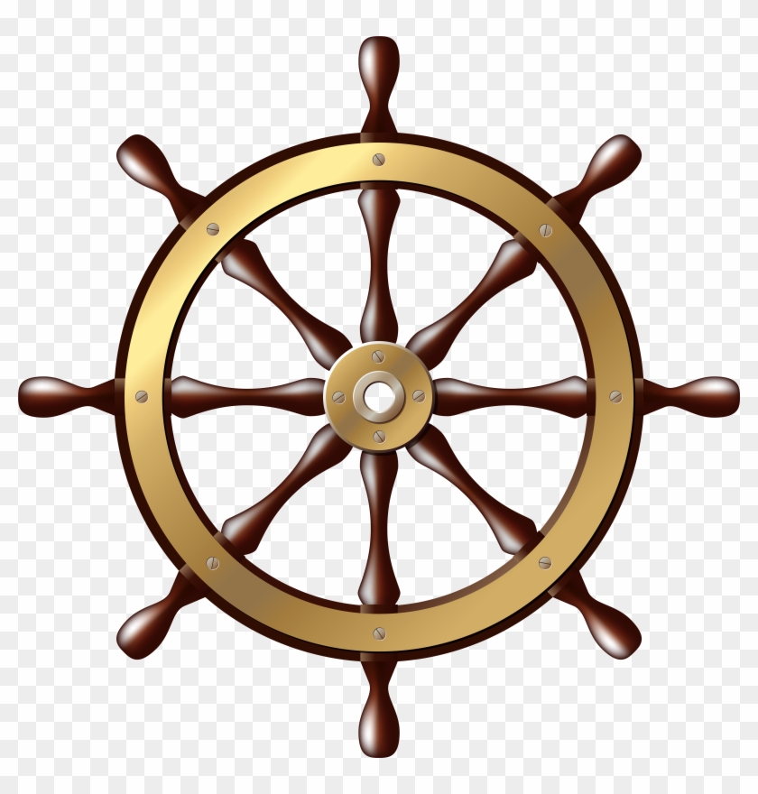 Ship Wheel Png Clip Art - Ship Wheel Png Clip Art #18427