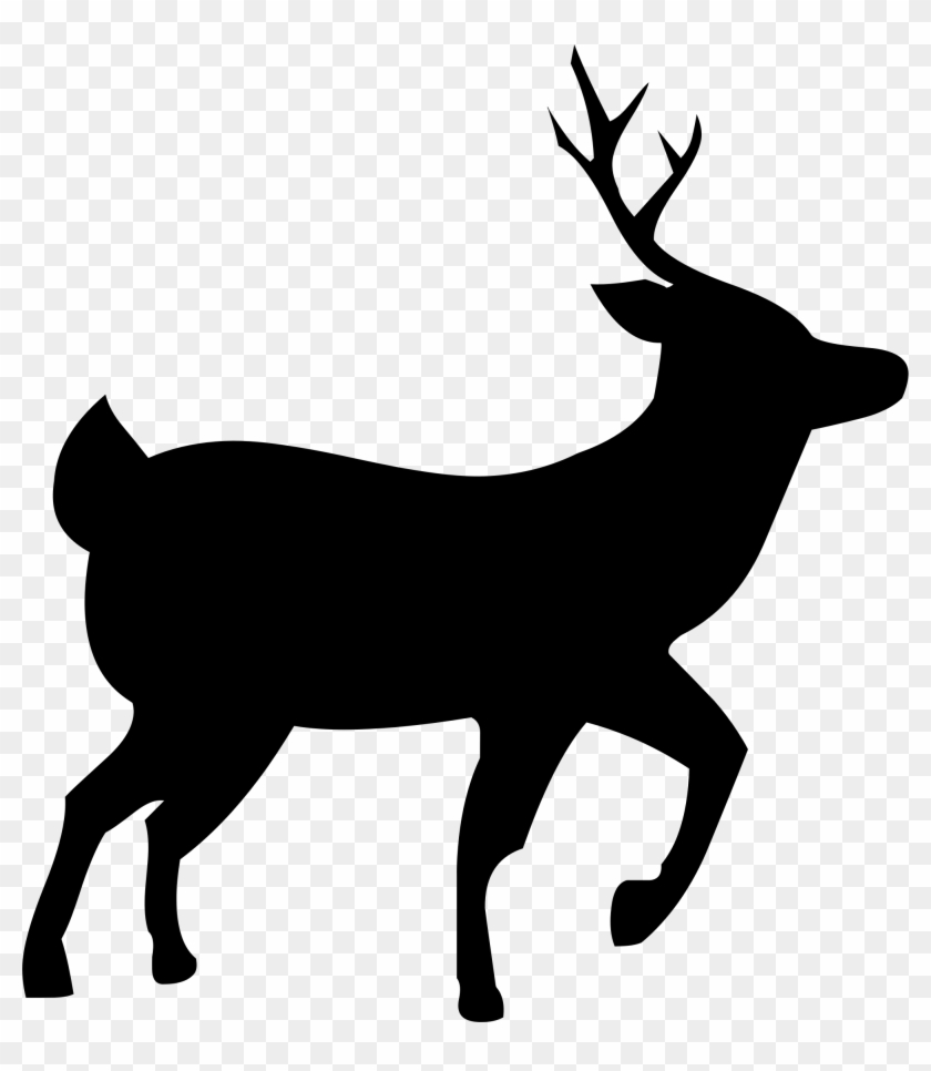 Clipart - Silhouette Deer #18442