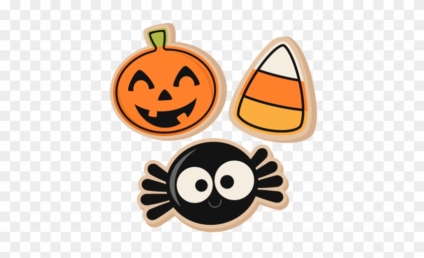 Cookie Silhouette Clipart Collection - Halloween Cookies Transparent #18532