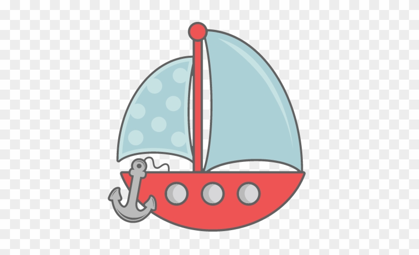 With Anchor Svg Cut Files For Scrapbooking Silhouette - Boat With Anchor Clip Art #18600