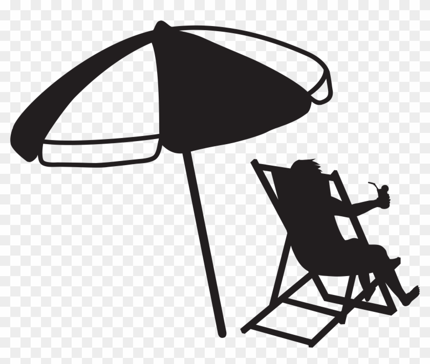 2 beach chair clipart