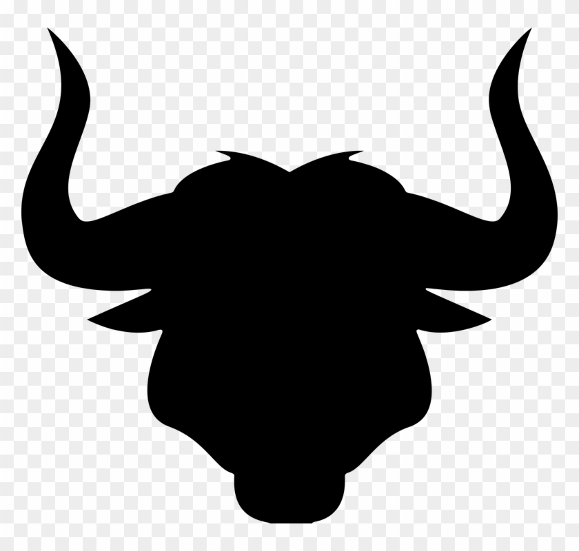 Free Photo Animal Head Cow Farm Icon Bull Silhouette - Bull Silhouette #18616