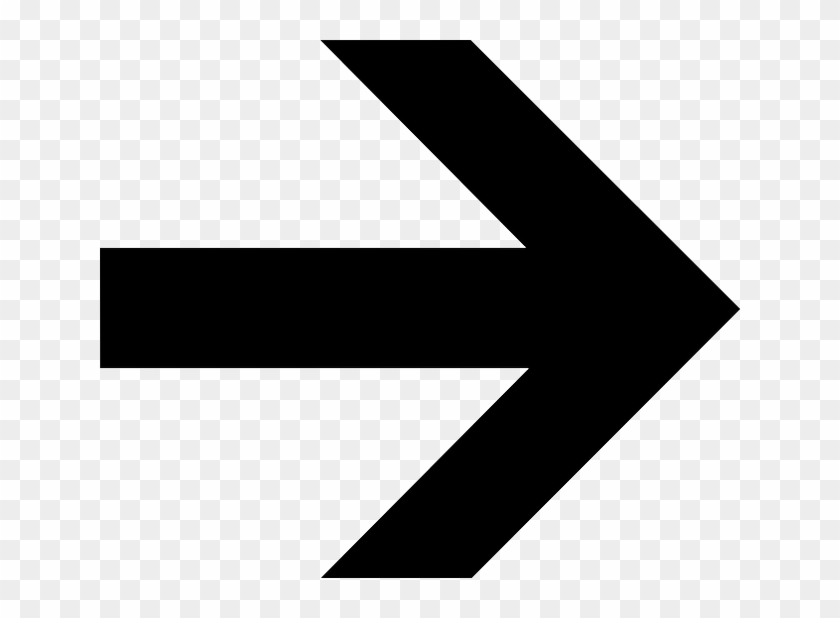 Black, Left, Right, Symbol, Arrow, Cartoon, Shapes - Right Arrow #18618