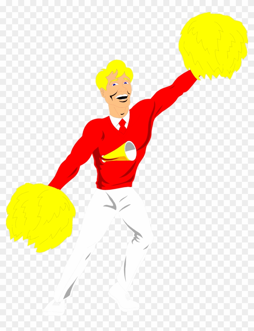 Free Cheer Sillohette Clip Art Black And White Cheerleader - Realverse #18622