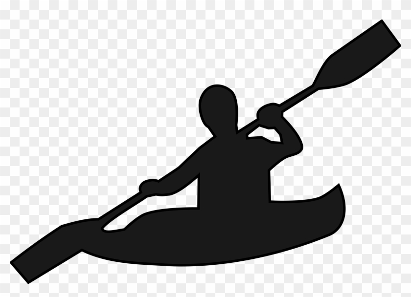 Canoe Boat Clipart Canoeing Free Download Clip Art - Kayak Clipart Black And White #18655