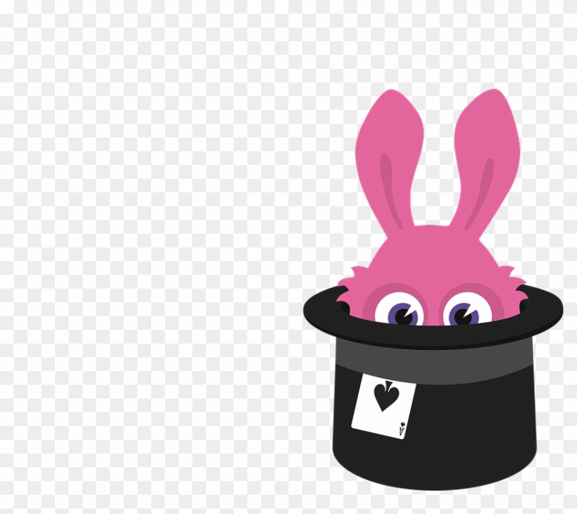 Rabbit Hat Png Photo - Bunny Out Of Hat Animated #18666