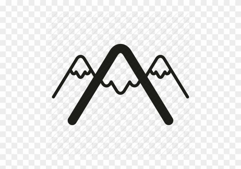 Peak Clipart Mountain Outline Pencil And In Color Peak - Mountains Icon Transparent #18667