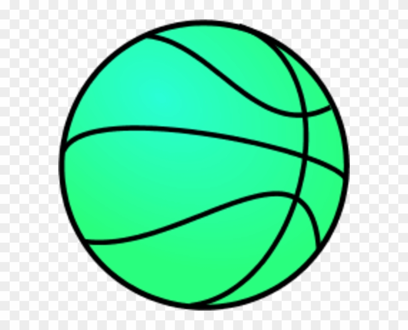 Large Basketball Clipart - Blue Basketball Clip Art #18675