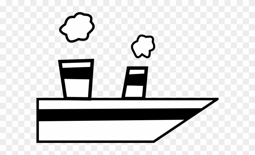 Ship Clipart Free Public Domain Clipart Clipart - Cartoon Ship Black And White #18687