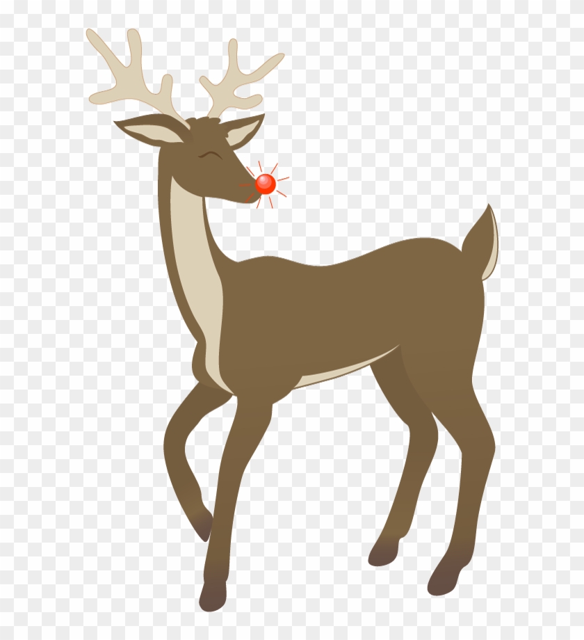 Reindeer Clip Art - Rudolph The Red Nosed Reindeer #18689