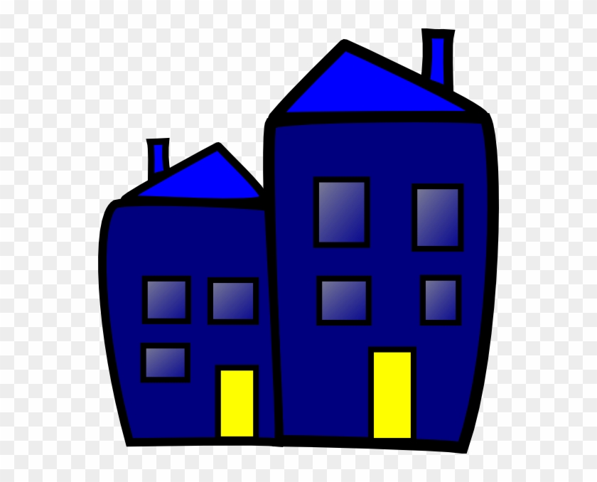 Building Clip Art At Clker - Blue Building Clip Art #18763