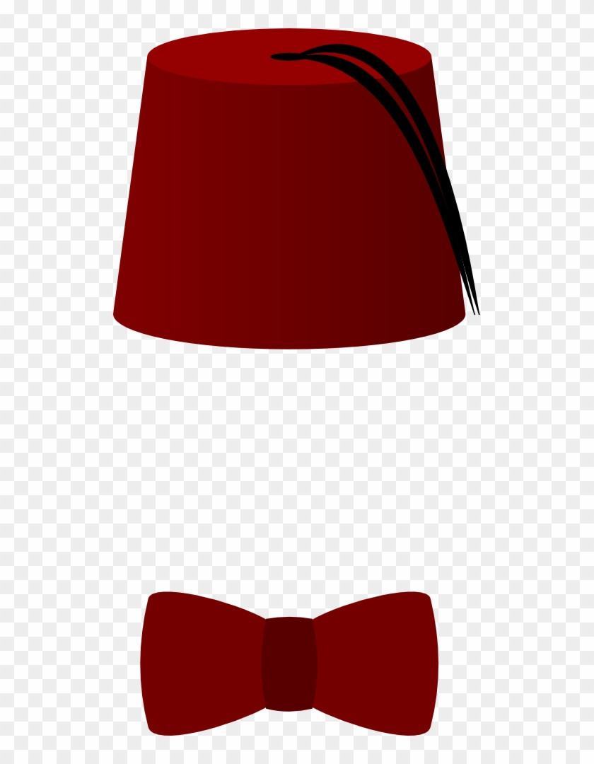 Doctor Who Clipart Fez - Bow Tie And Fez #18786