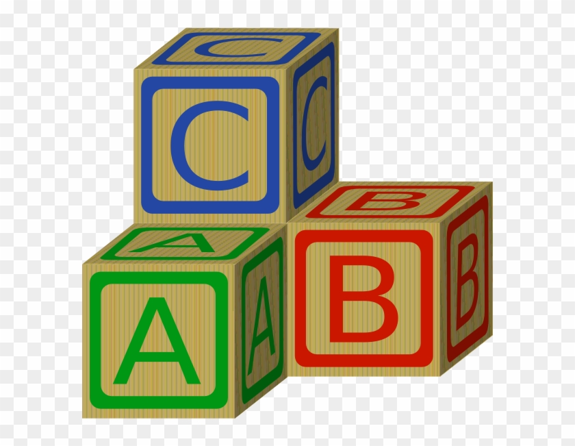 Abc Blocks Clip Art At Clker Com Vector Clip Art Online - Block Clipart #18847