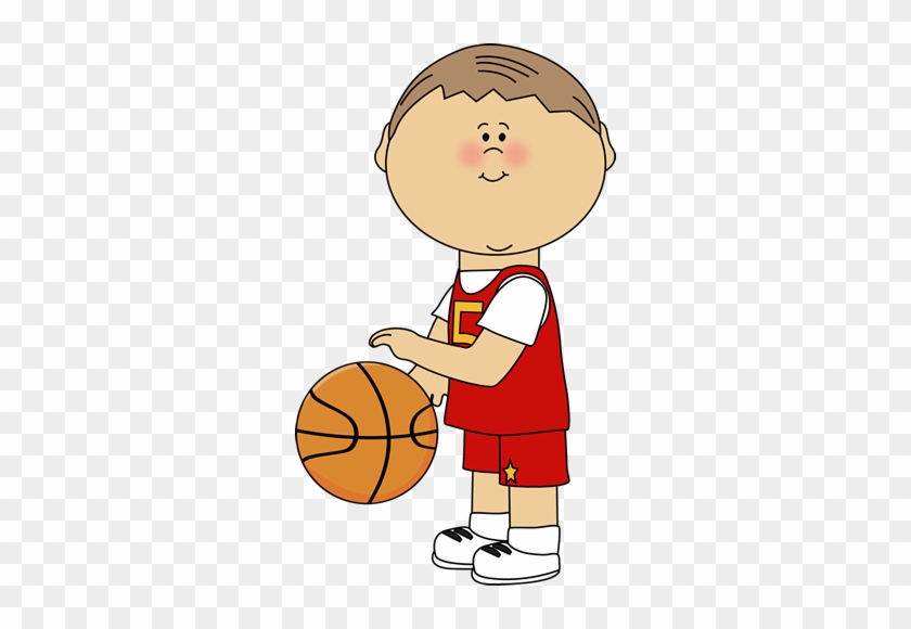 Basketball Player Clip Art - Basketball Player Dribbling Clipart #18852