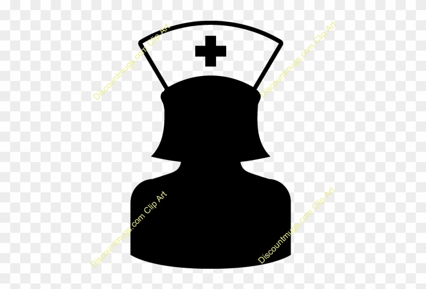 Nurse Clipart Silhouette - Nurse Silhouette Clipart #19048