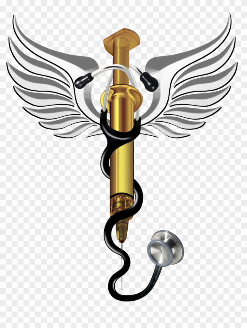 Medical Clipart Doctor Symbol - 5star With Wings Tattoo #19056