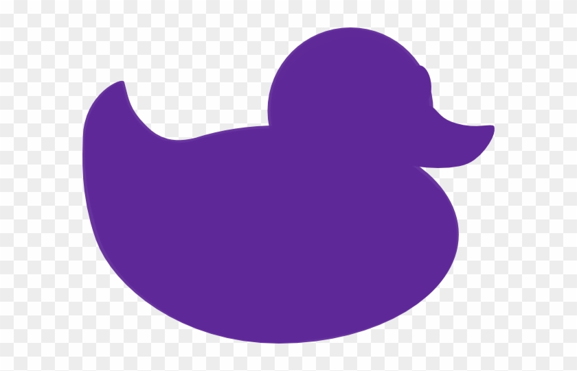 Purple Rubber Duck Clipart - Purple Duck Clipart #19079