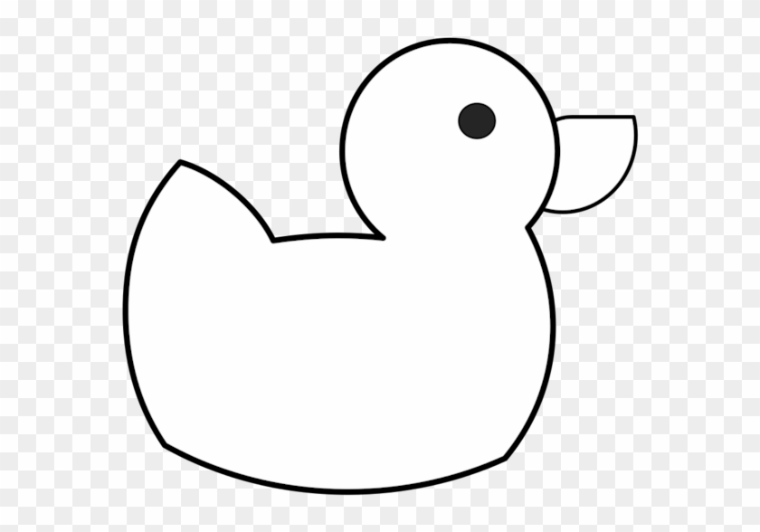 Rubber Duck Clipart Black And White Bclipart Free Clipart - Rubber Ducky W Outline #19128