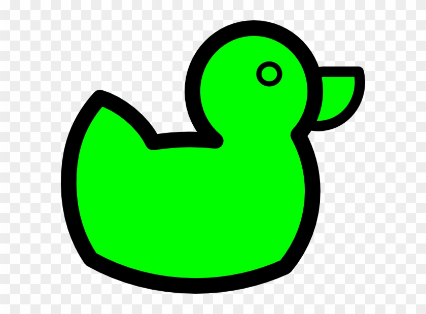 Green Duck Clipart #19131