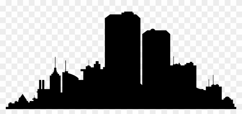 New York City Skyline Silhouette Clip Art - City Silhouette Png #19207