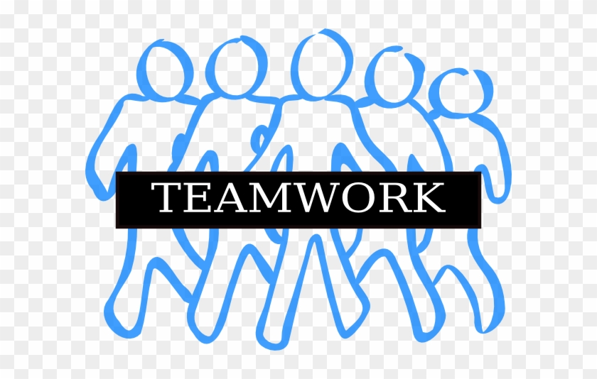 Teamwork Free Content Clip Art - Easy To Draw Group Of People #19209