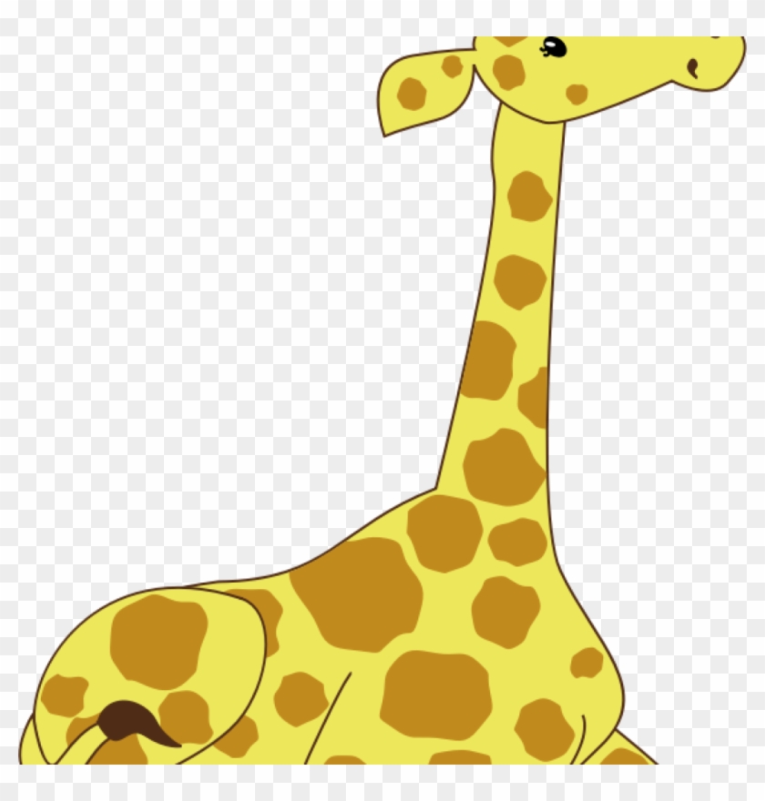 Giraffe Clip Art Free Free To Use Public Domain Giraffe - 3drose Lsp 204374 2 Print Of Resting Giraffe On Orangey #19247