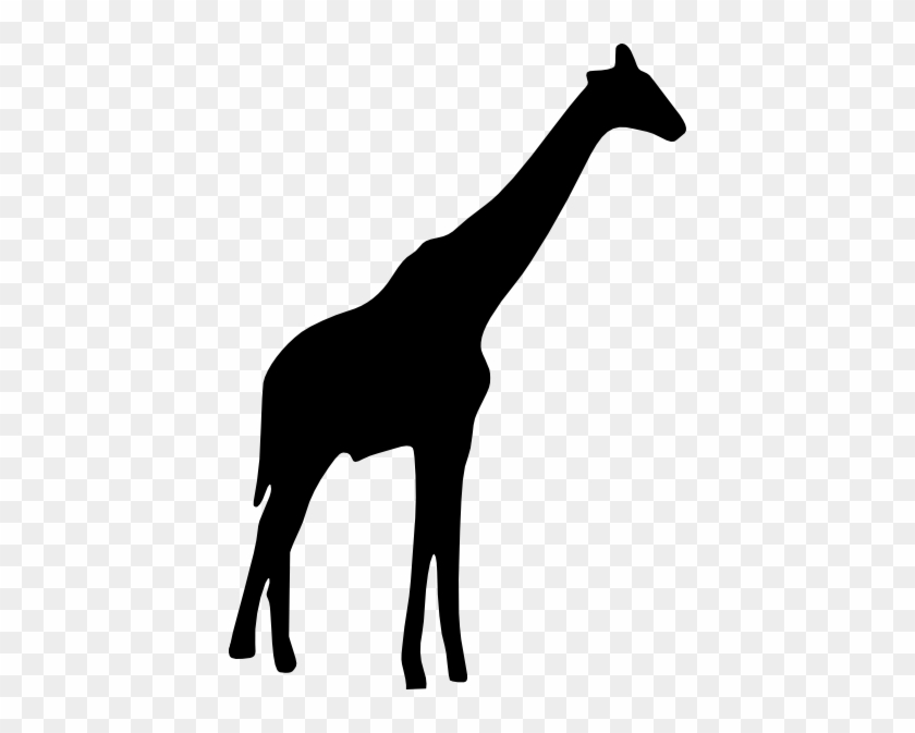 Giraffe Clip Art - Giraffe Black Clip Art #19321