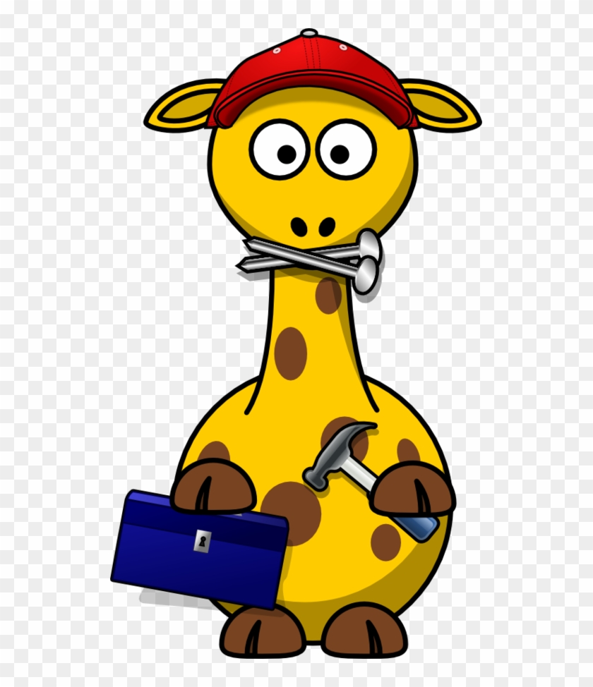 Giraffe Clip Art - Cartoon Giraffe #19332