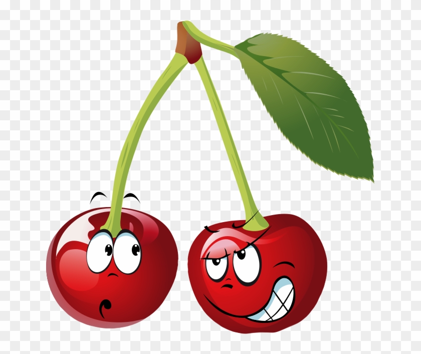 Cherry Clip Art Clipart Image - Cherry Fruit Cartoon - Free Transparent PNG  Clipart Images Download