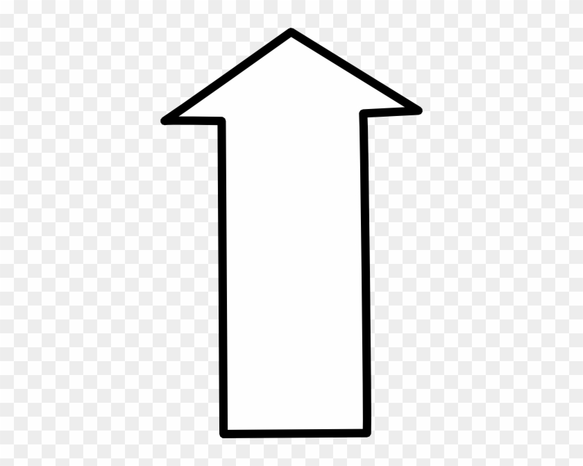 White Arrow Clipart - White Arrow Pointing Up #19396