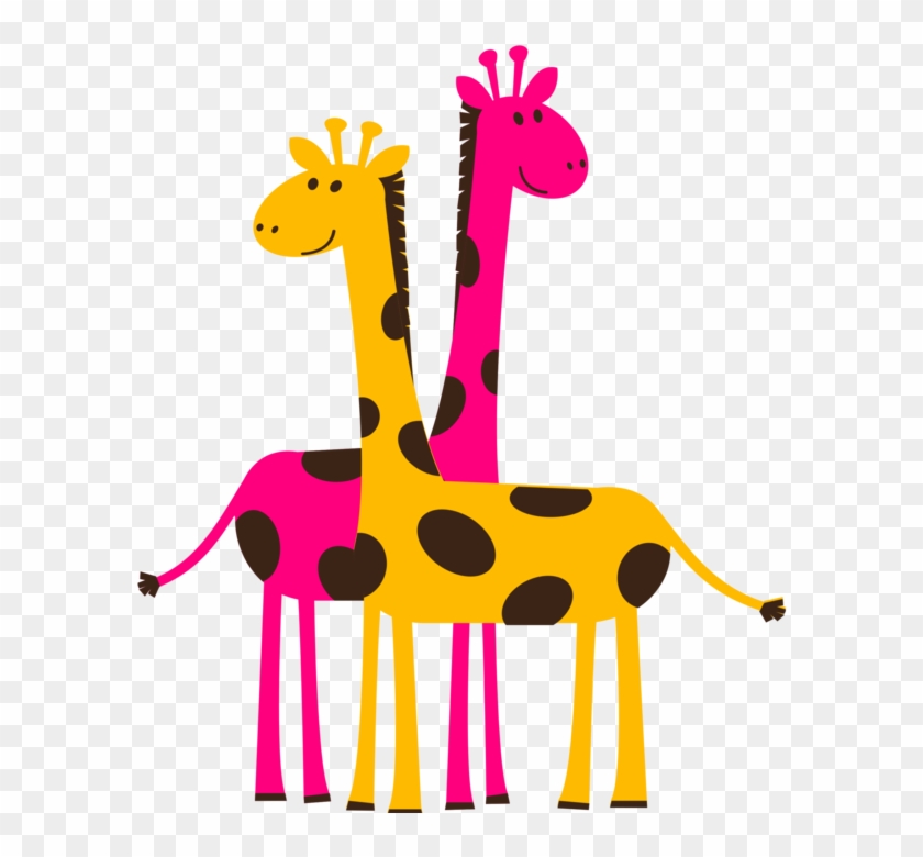 Pink Giraffe Cliparts - Pink Giraffe Clipart #19410